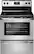 Front. Frigidaire - 4.8 Cu. Ft. Freestanding Electric Range - Stainless steel.
