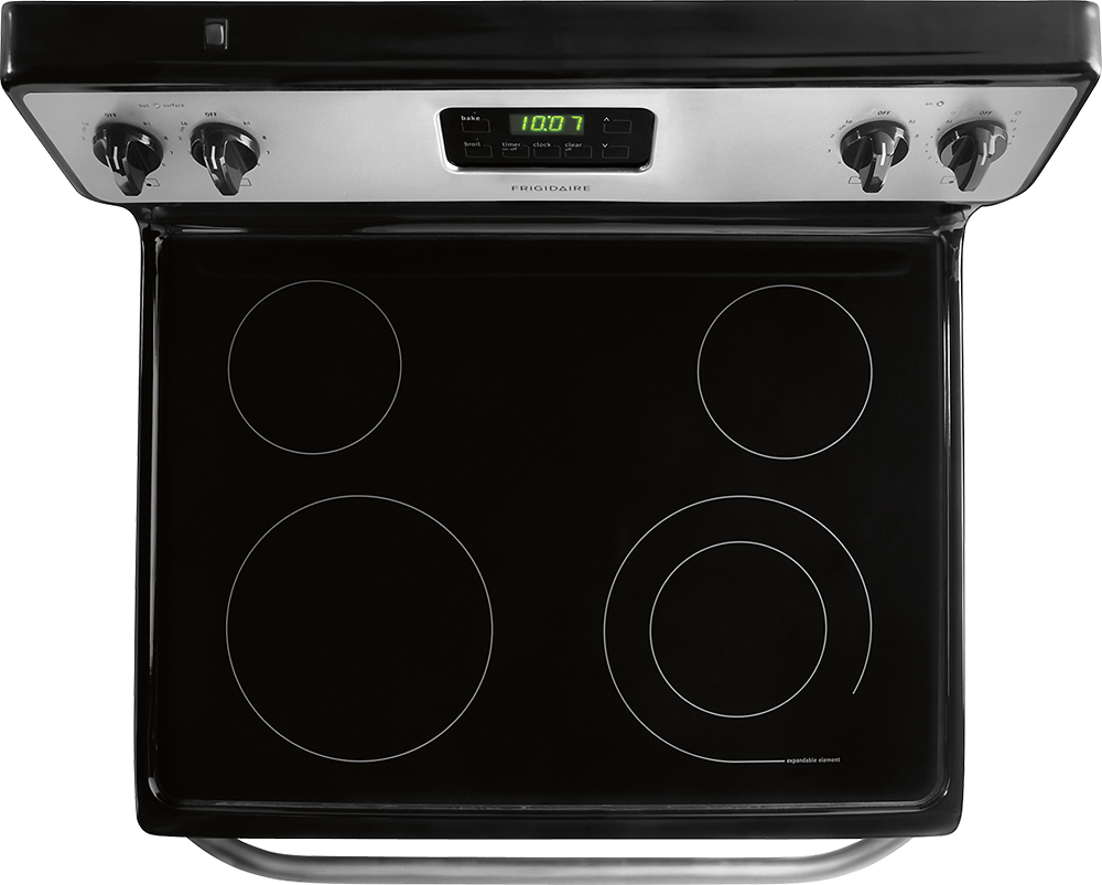 Frigidaire FFEF4015LW 40 Inch Freestanding Electric Range with 4 Coil  Elements, 3.7 cu. ft. Main Oven Capacity, Even Bake Technology, Auxiliary  Side Oven and Store-More Storage Drawer