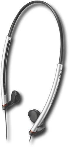 Angle Standard. Sony - Active Headphone - White.