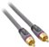 Front Zoom. Rocketfish™ - 24' In-Wall Subwoofer Cable - Gray.