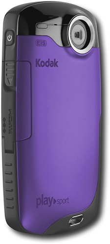  Kodak - Playsport High-Definition Camcorder with 2&quot; Color LCD Monitor - Purple