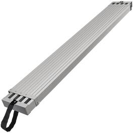 VEVOR - Telescoping Aluminum Work Plank, 8-13 Feet 500lbs Capacity, 12.5 inch Width Aluminum Scaffold Plank - Silver