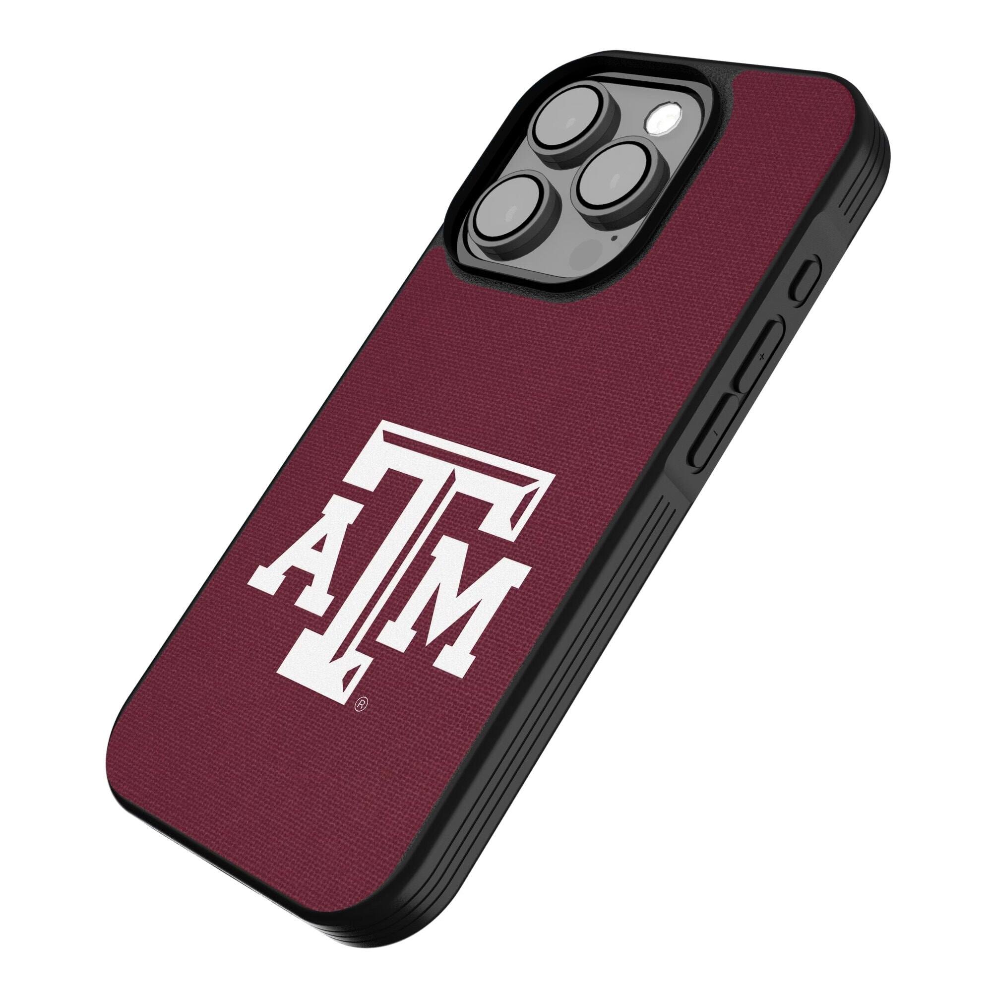 Alt View 1. Keyscaper - Texas A&M Aggies iPhone Solid Design Bump Case - 16 Pro - Multicolor.