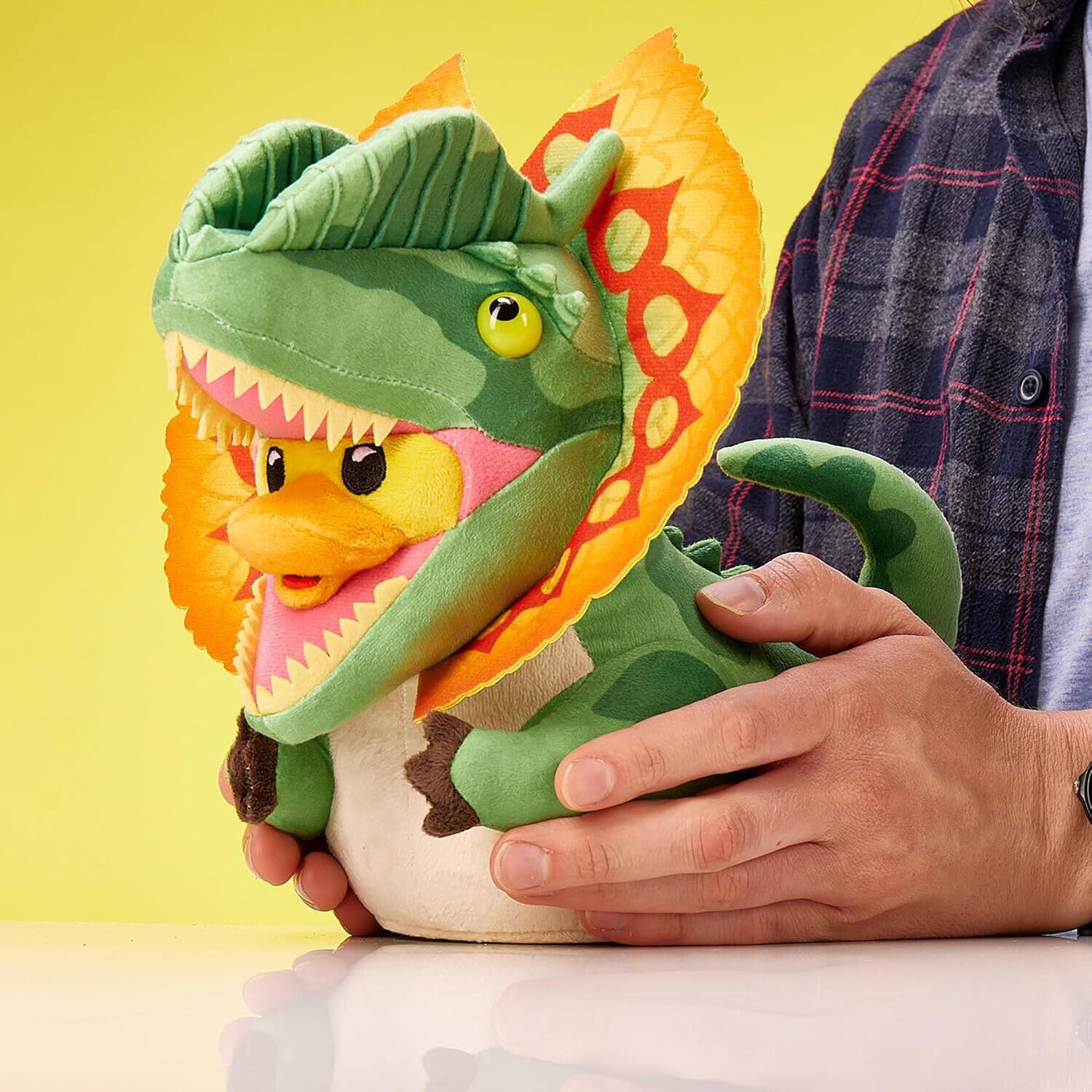 Alt View 2. PopMarket - TUBBZ - Jurassic Park - Dilophosaurus - Plushie   - COLLECTIBLES - Multicolor.