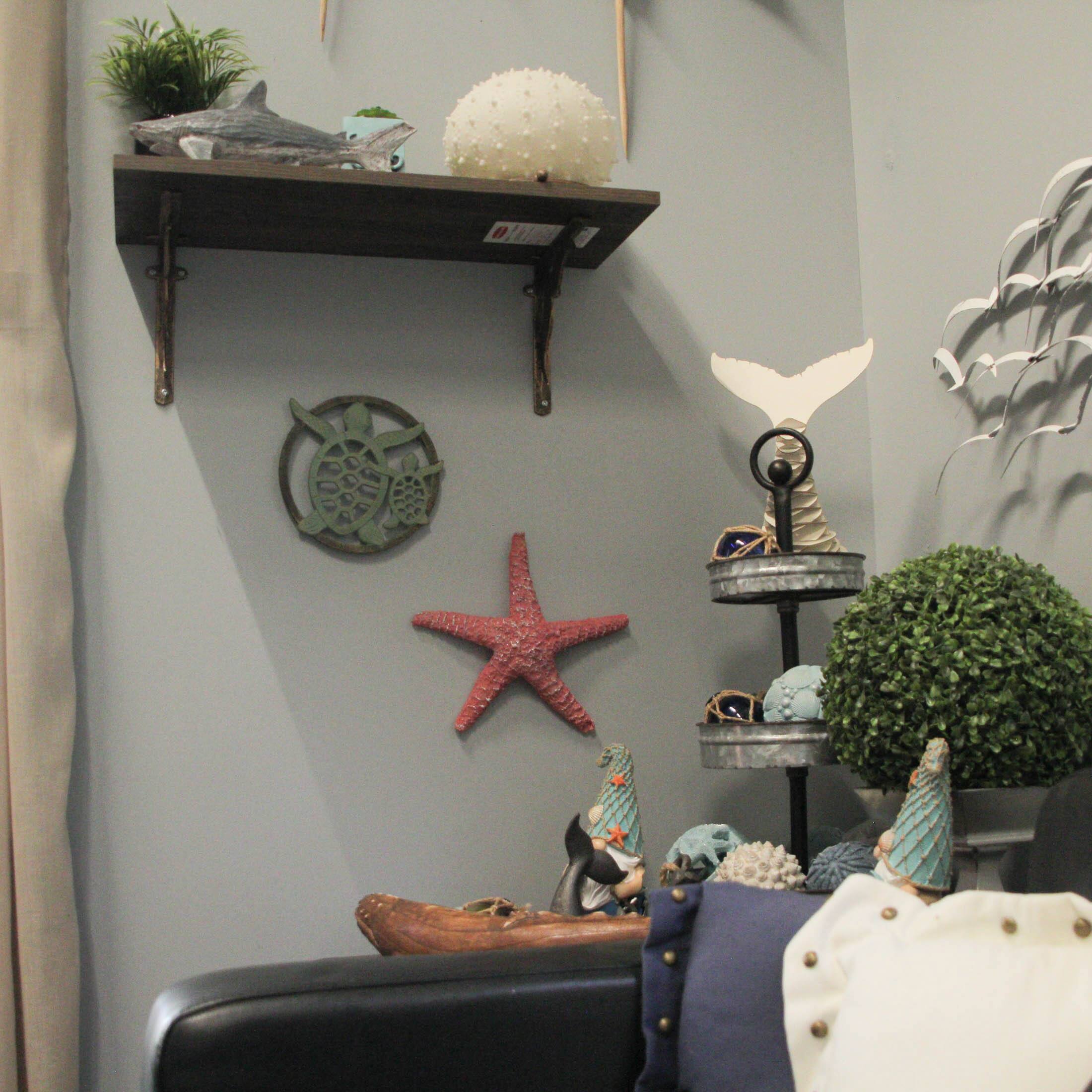 Alt View 3. Zeckos - Cast Iron Sea Turtle Trivet – Verdigris Finish, Bronze Accents, 8" Coastal Décor - Green.