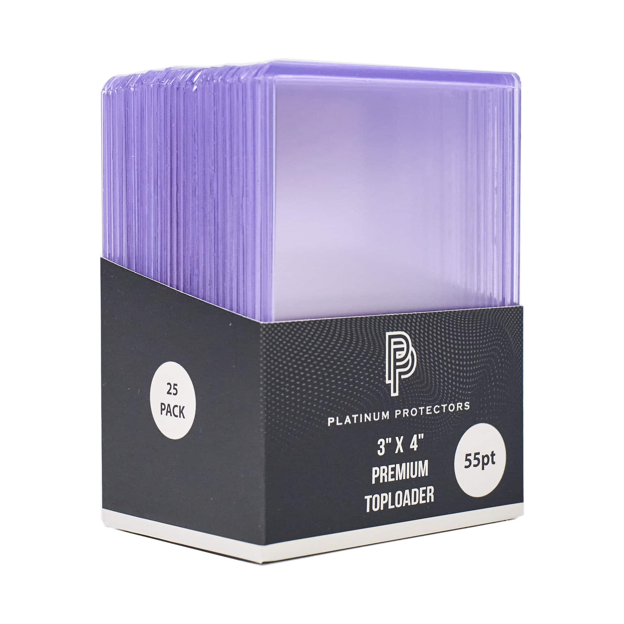 Platinum Protectors - Premium 55pt Toploaders for Trading Cards, TCG and Other Sports Cards Plastic Sleeve Holders - Clear