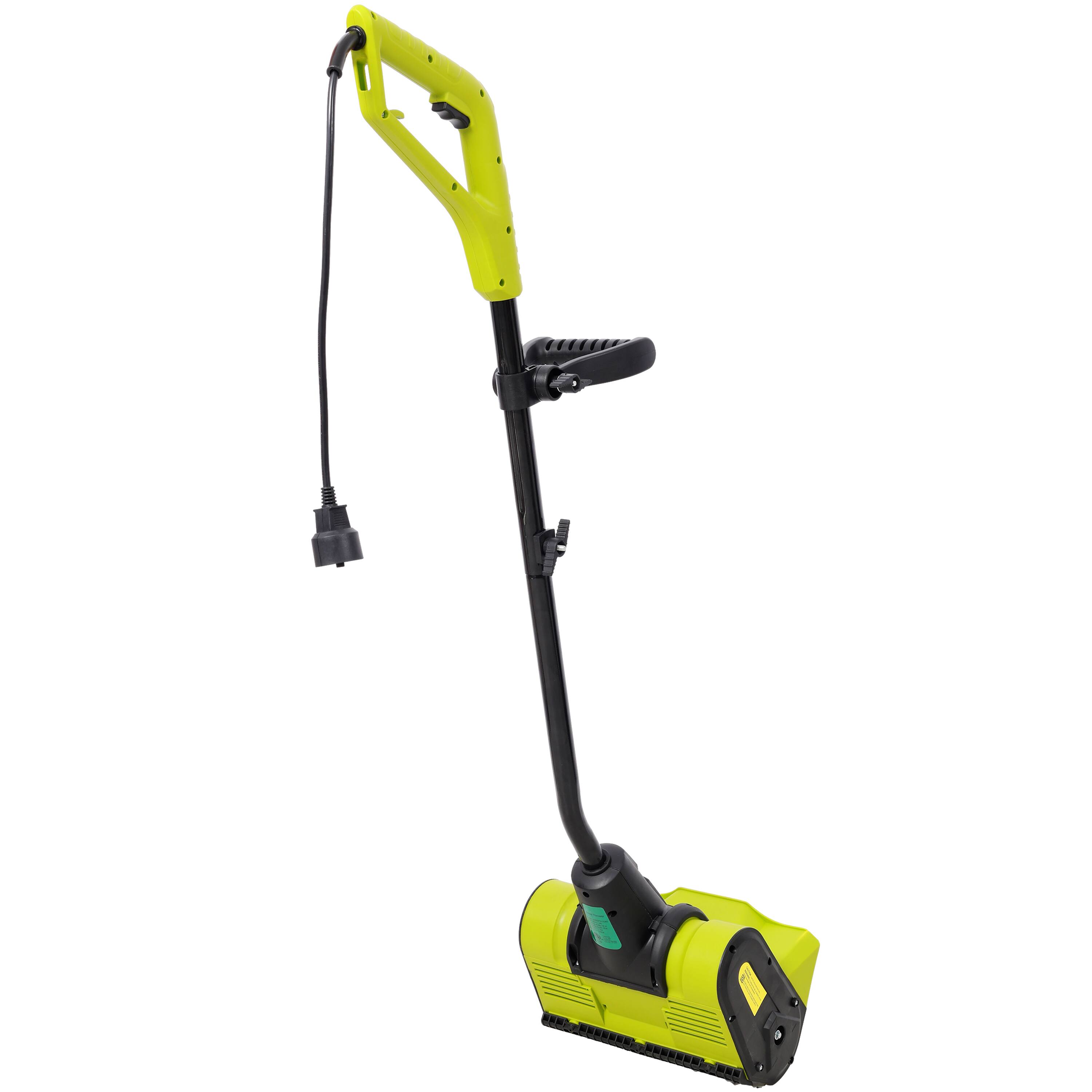 Alt View 1. MOOSOO - Electric Snow Shovel, 12" Corded Snow Blower, Adjustable Handle For Driveway/Patio - Green.