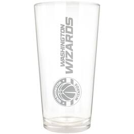 Great American Products - Washington Wizards Etched 16oz. Vertical Rally Cry Pint Glass - Multicolor