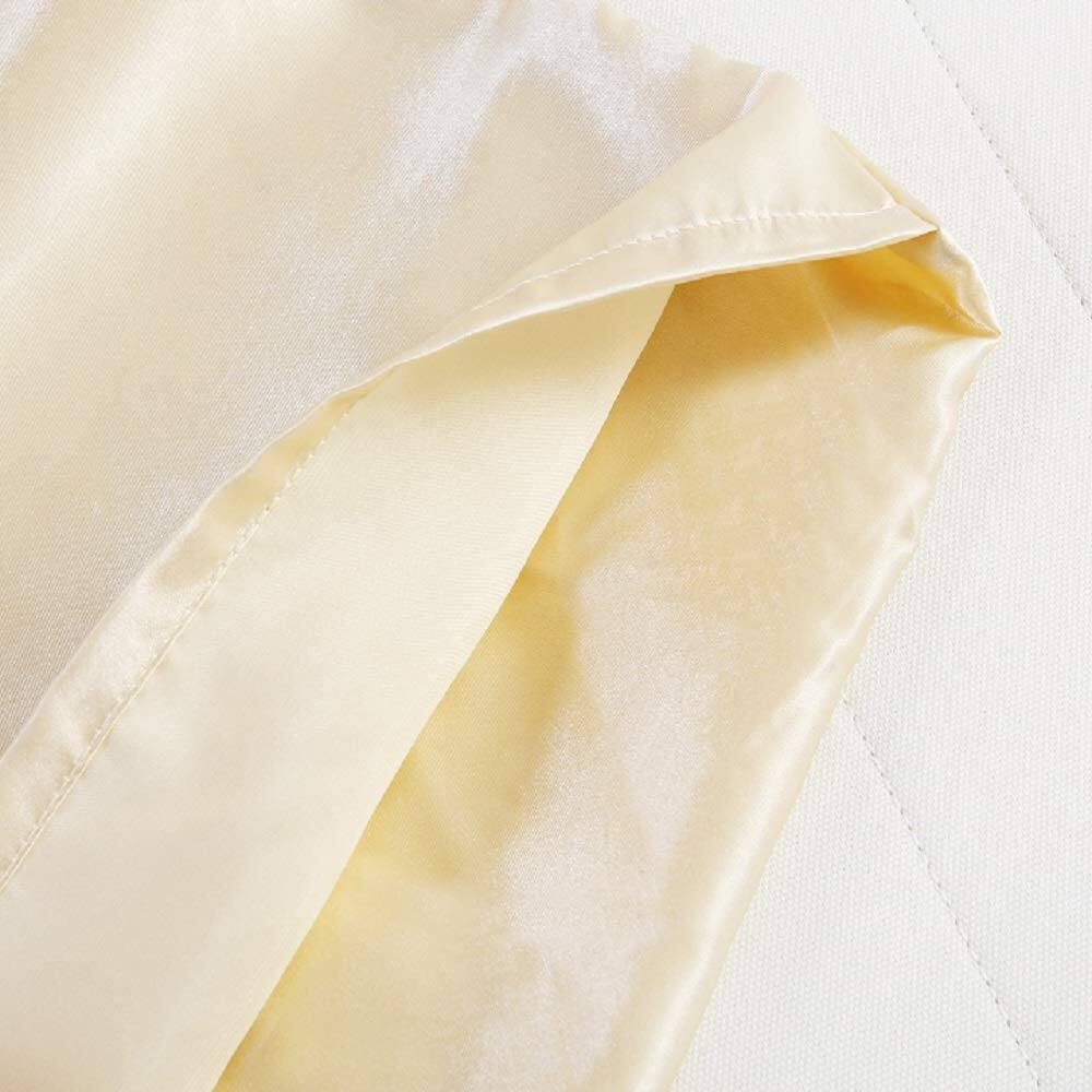 Alt View 4. MAGICAL RUBS - Silky Satin Pillowcases Set Of 2  Super Soft Travel Pillow Covers Small Cases With Envelope Closure 13"x 18" Champagne - Black Toddler (13" x 18").