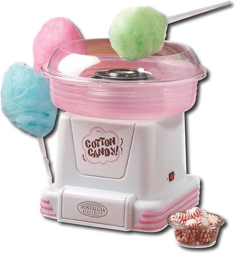 Nostalgia Electrics - Hard Candy Cotton Candy Maker - Pink - Angle