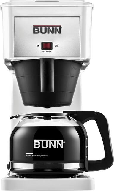Bunn Grw Velocity Brew Orignal 10 Cup Coffee Maker White Grw Best Buy