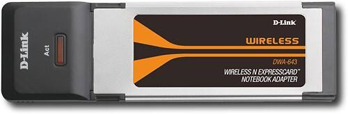 Front Standard. D-Link - Extreme-N ExpressCard for Most PC Laptops.