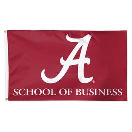 WinCraft - Alabama Crimson Tide 3' x 5' School of Business Deluxe Single-Sided Flag - Multicolor
