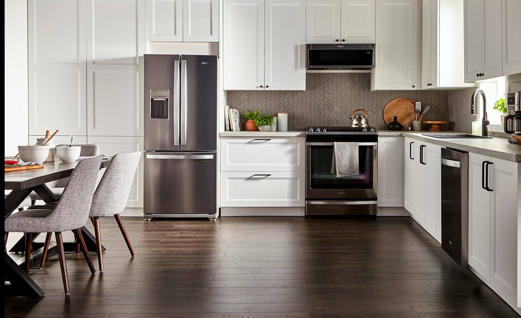 Alt View 13. Whirlpool - 19.7 Cu. Ft. French Door Refrigerator - Fingerprint Resistant Stainless Steel.