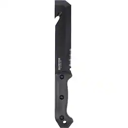 KA-BAR - 7" Partially Serrated Blade Becker Tac Tool w/ Sheath - Black