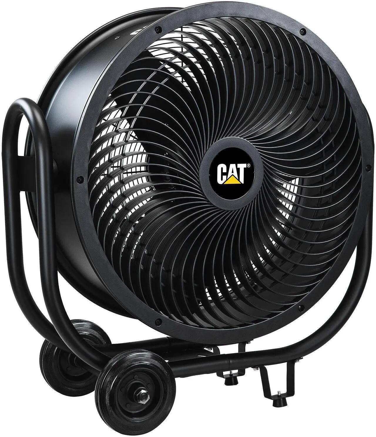 Alt View 4. Caterpillar - Caterpillar CF-HVD-24AC-BK 24" High-Velocity Industrial Fan - 6500 CFM, 3-Speed, 360° Tilt.