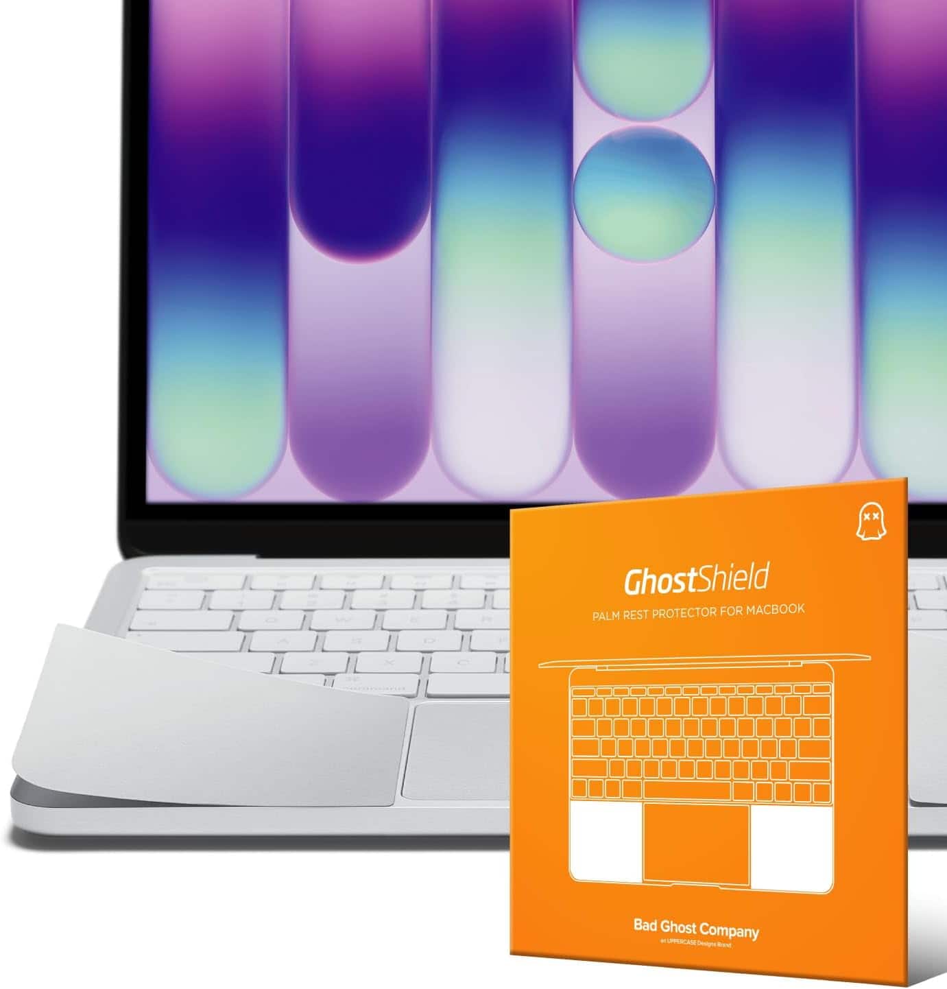 Bad Ghost Company - GhostShield™ Premium Palm Rest Protector Set - Silver price history on PriceWatchPro