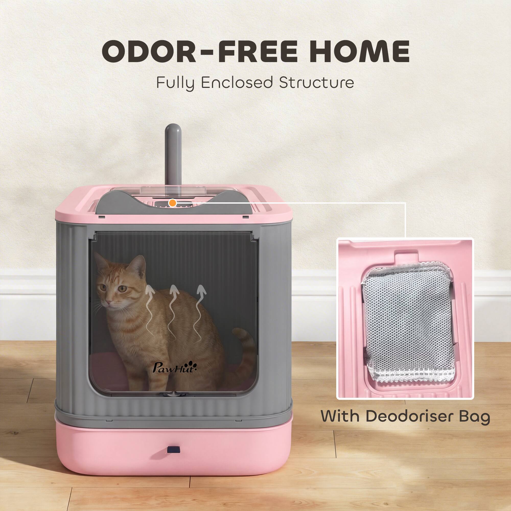 ODOR-FREE HOME  
Fully Enclosed Structure  
With Deodoriser Bag