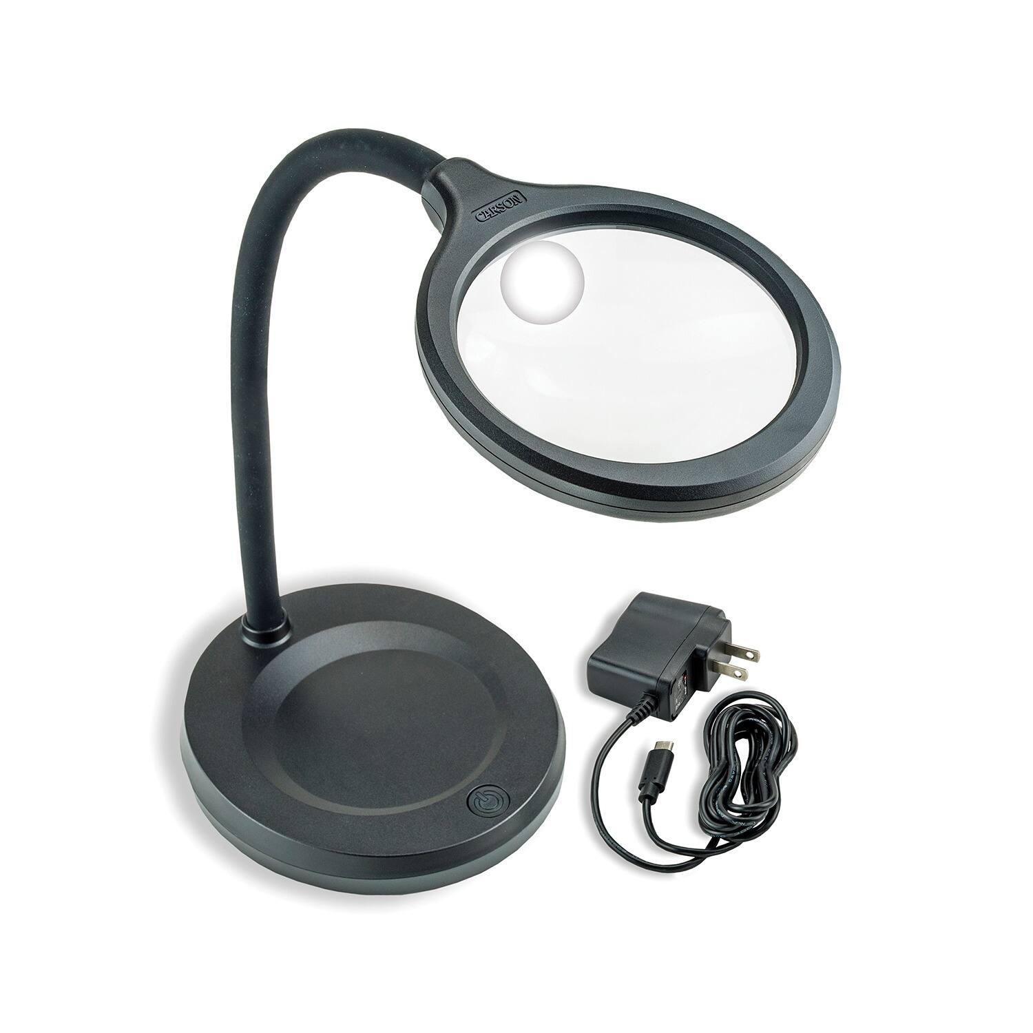 Carson - DeskBrite 300 2x Aspheric COB LED Desk Magnifier, 5x Spot Lens price history on PriceWatchPro