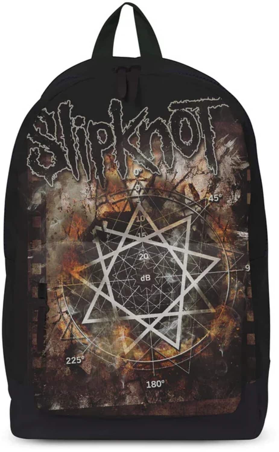 PopMarket - Slipknot - Rocksax - Slipknot - Pentogram - Classic Backpack with Laptop Pocket (Black) - Multicolor