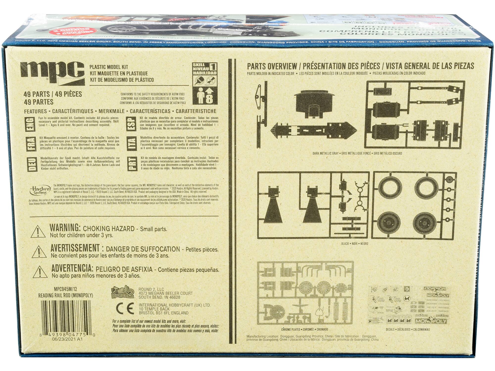 SECE COCs FREVINDE. ReEETUR SCCI PROVITU CROOO. SKILL PLASTIC MODEL NIVERU mpc MAQUETTE MODELISMO PLASTIQUE PLSTICO HABILIDAD 49 PARTS 49 PICES CONORMS OoURNs OE SCUeNS 49 PARTES CONFORN FOUSTOS SFOURIDAS FEATURES CARACTRITIQUES MERKMALE CARACTERSTICAS CARATTERISTICHE aioetb divertida Cantenide FREEKION prictarial nstructions describing assembly prentcas necesTian complater instrucciones ENG required ESP imsignnes derbe seceitar camente habilidad Mequille amutaN Cantens Medellne diverteule astendlere Contamute photiQue assemblage maquetta completare modellos itruzioni FRA diffcult instructions ustress neoTvent pelnture me ITA mddrbar nsagini cecessan superiure Modelhauatr KuntsfatulTtaie montagem lvertida Cotoide FerTigytellung  instruces DEU Mustrationen olhales Sohrwier