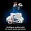 Minifigure podium with an iconic quote and photo: "You don't become a champion by doing what is easy. You become a champion by constantly pushing boundaries and challenging yourself."