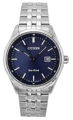 Citizen - Eco-Drive Stainless Steel Dial BM7560-59L 100M Men's Watch - Blue