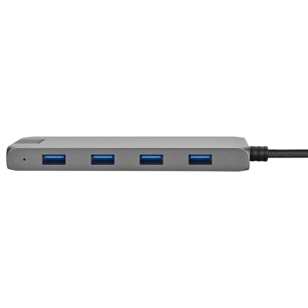 Angle. Bonelk - BonElk Long-Life USB-C 8-in-1 Multiport Hub - Space Grey - Space Grey.