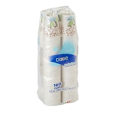 DIXIE DI

160 CUPS
12 oz. (354 mL)
12 oz. (354 mL)