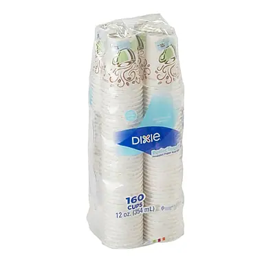 DIXIE DI
160 CUPS
12 oz. (354 mL)
12 oz. (354 mL)