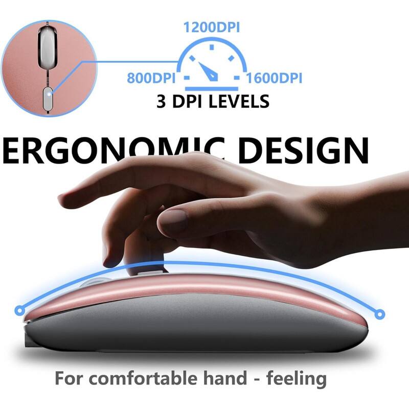1200DPI 800DPI 1600DPI 3 DPI LEVELS ERGONOMIC DESIGN For comfortable hand - feeling