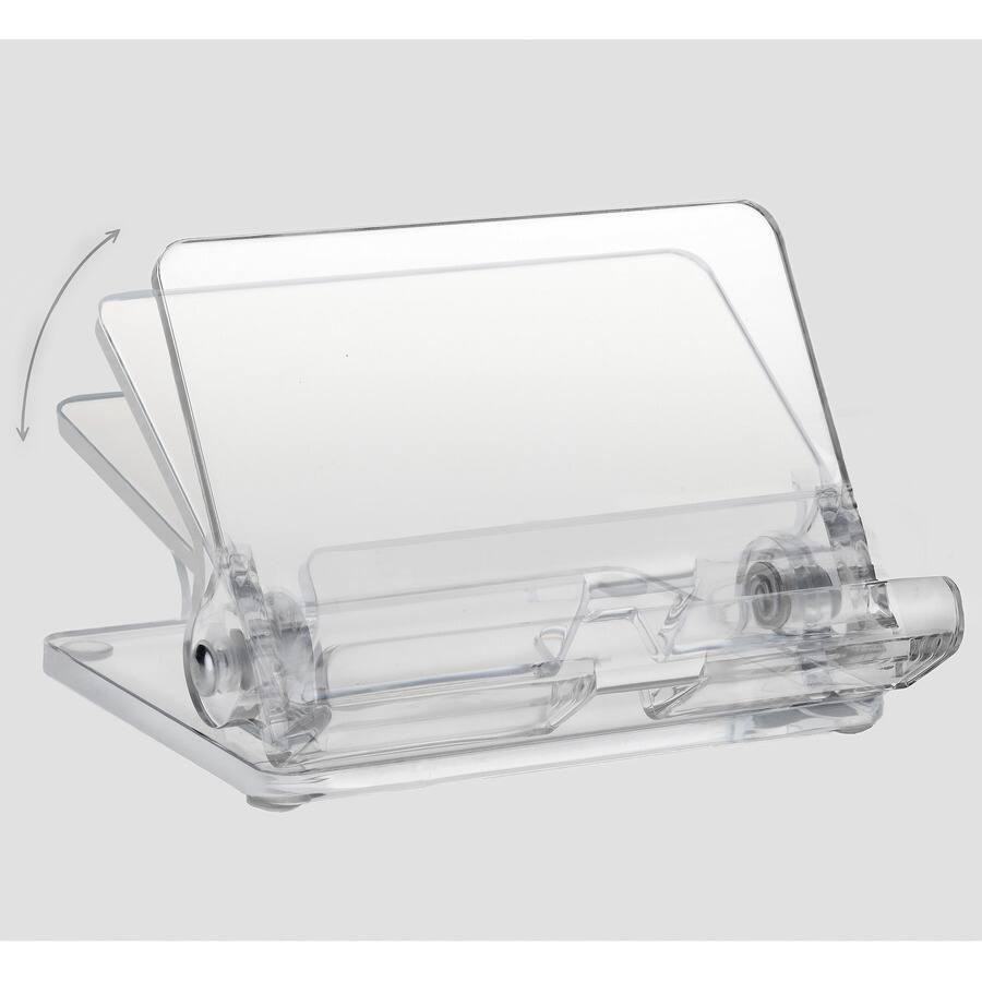 Alt View 4. KanTek - Kantek Mobile Phone Stand - Portrait, Landscape - Acrylic - Clear - Adjustable Angle, Foldable, Non-skid Feet - 1 Each - Clear.