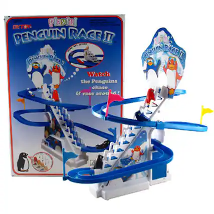 Playful
PENGUIN RACE II
Watch the Penguins chase & race around!