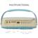 MULTIFUNCTIONAL FM ANT
- AUX In
- SC Card
- USB
- Headphones
- Previous
- Stop
- EQ
- Mute
- Next
- Play/Pause