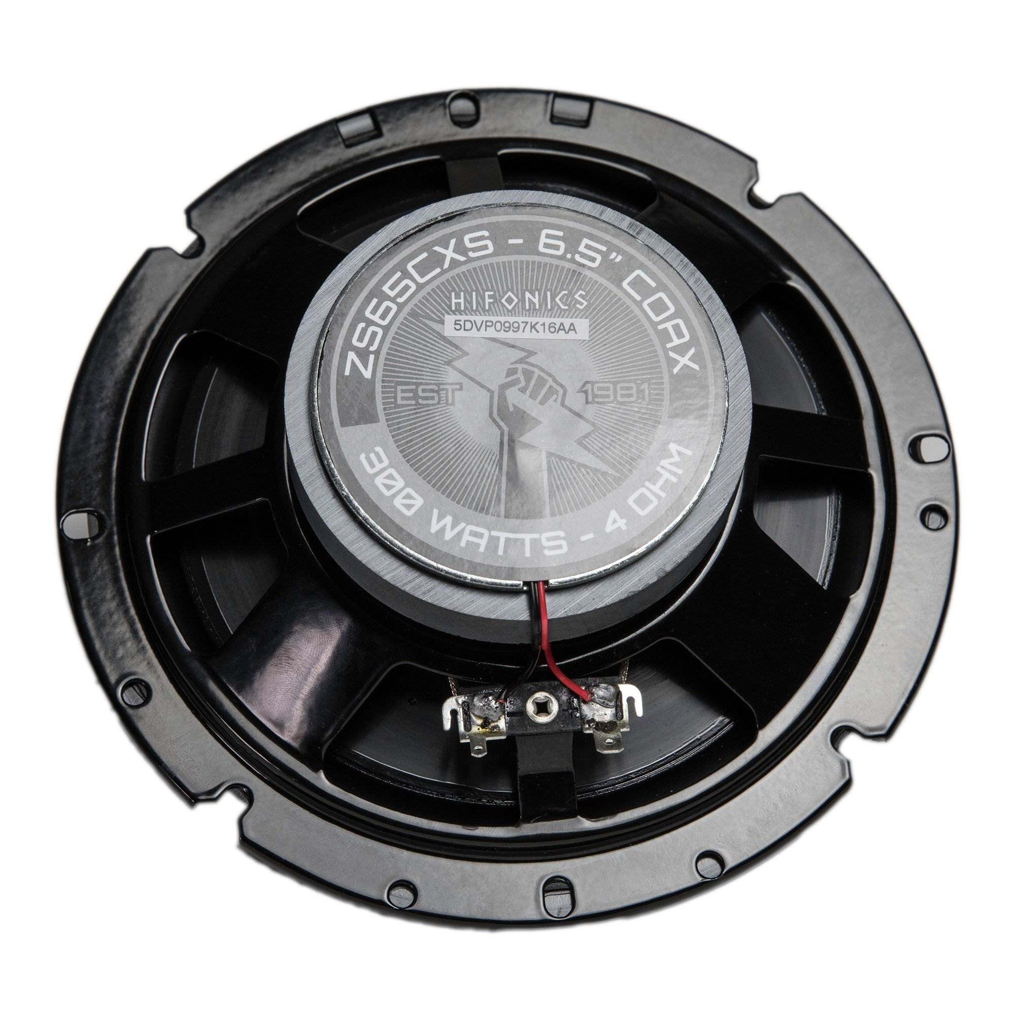 Hifonics Zeus ZS65CXS 6.5 Inch 3 Way 300W Shallow Mount Coaxial