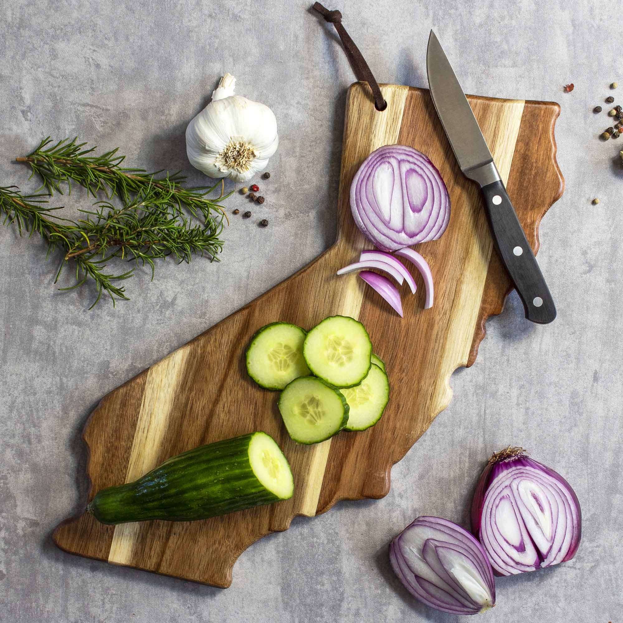 Back. Rock & Branch - Origins Series California Cutting Board.