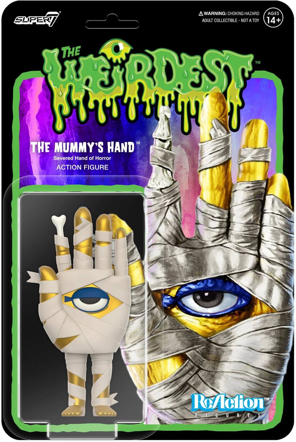 Photos - Action Figures / Transformers Super7 - The Weirdest - ReAction Figures Wv6 - Mummy's Hand  - Collectibles - Multicolor 840049855687(Infernal Curse)