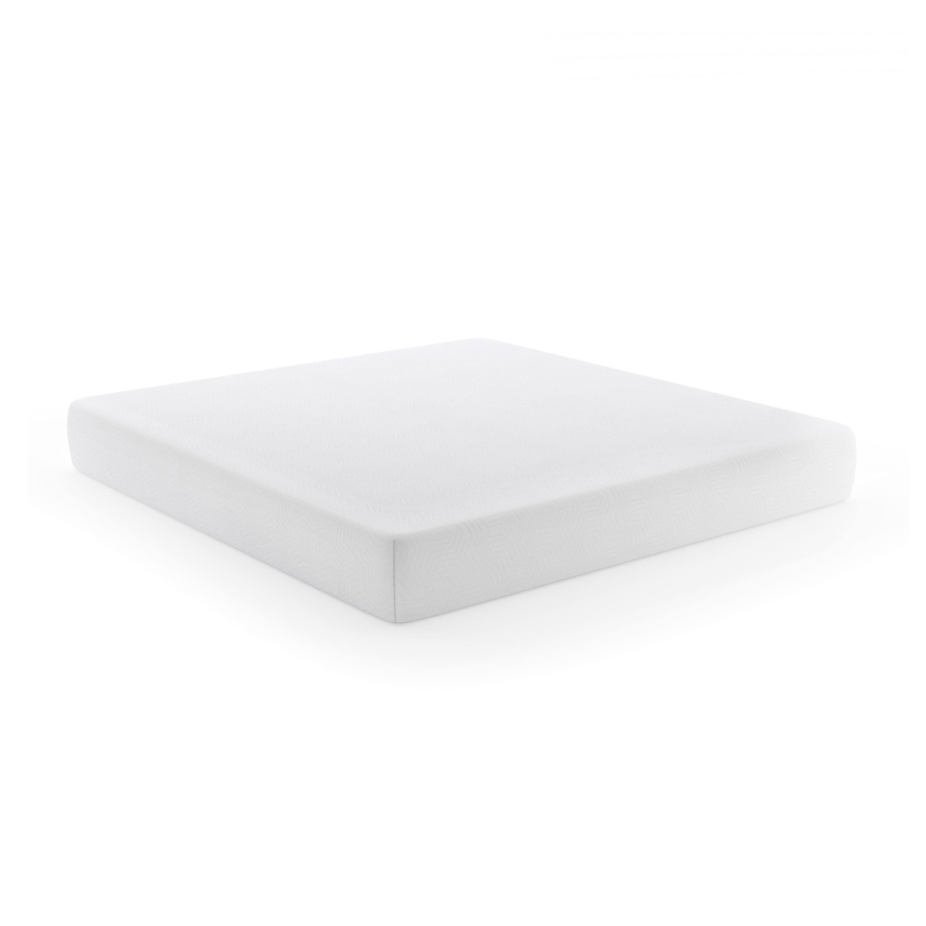 Alt View 1. Emma + Oliver - Three-Layer Memory Foam Mattress with Green Tea Infusion and Cooling Gel - White.