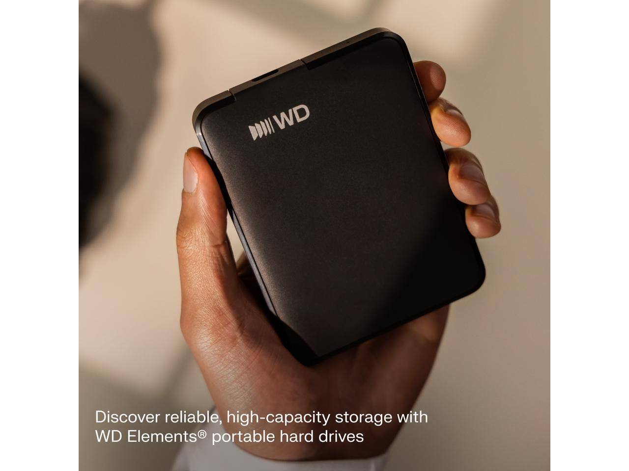 Discover reliable, high-capacity storage with WD Elements® portable hard drives