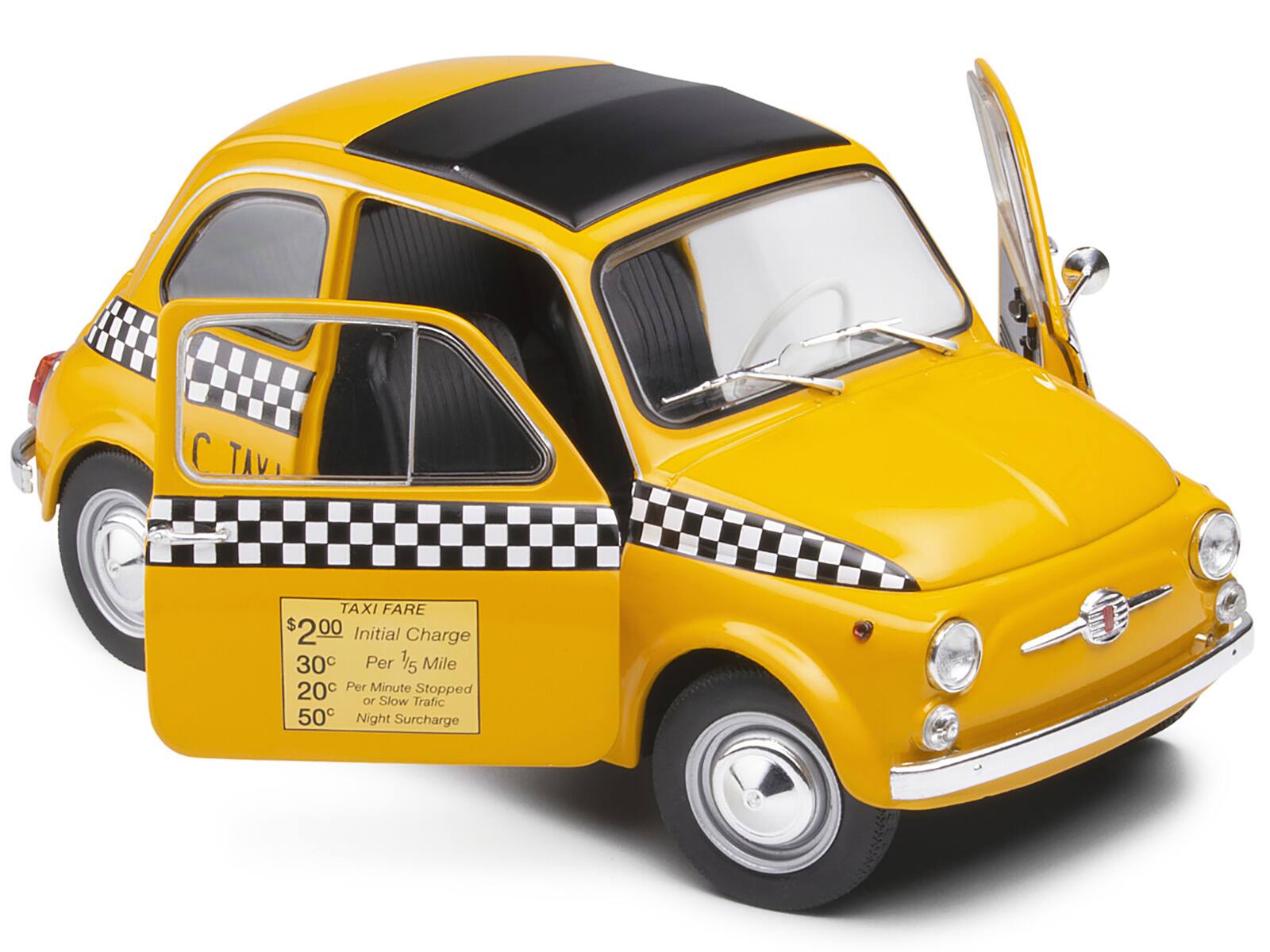 C TAXI  
TAXI FARE  
$2.00 Initial Charge  
30c Per 1/5 Mile  
20c Per Minute Stopped or Slow Traffic  
50c Night Surcharge