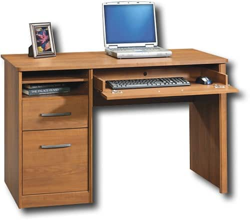 Best Buy: Sauder Camber Hill Computer Desk with Slide-Out Keyboard ...