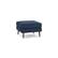 Front. Burrow - Mid Century Nomad Ottoman - Navy Blue.