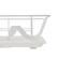Alt View 1. Sweet Home Collection - Steel 3-Piece Large Countertop Dish Drainer with Drain Board & Utensil Holder - Ivory.