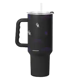 Logo Brands - Colorado Rockies 40oz. Step and Repeat Powder Coat Tumbler - Black