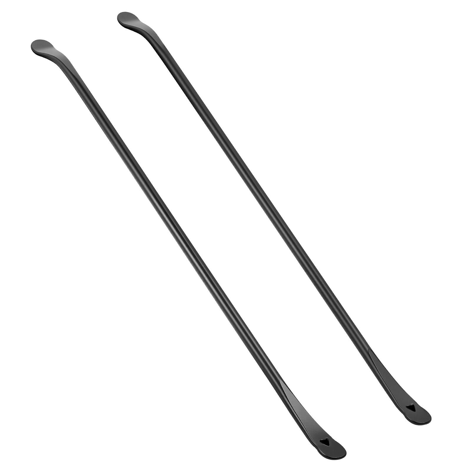 Alt View 5. VEVOR - Tire Bars, 2 PCS 38.2 Inch Tire Mount and Demount Iron, Heavy Duty Alloy Steel Mounting Tools - Black.