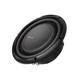 Pioneer - 10" - 1300 W Max power, Aramid Fiber IMPP™ cone, Single 4 Ohm Voice Coil - Shallow Mount Subwoofer - Black
