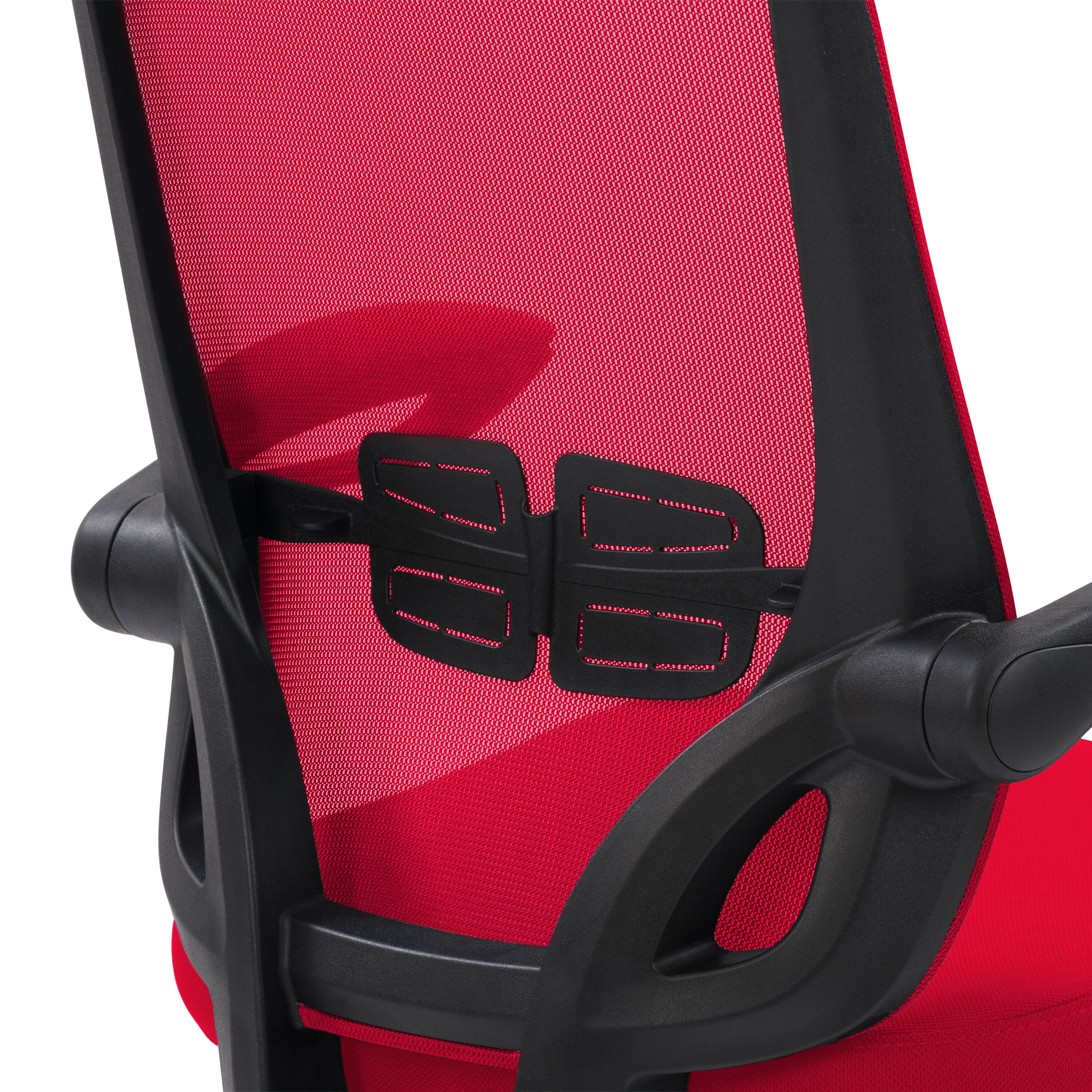 Alt View 18. CorLiving - Workspace High Mesh Back Office Chair - Red.