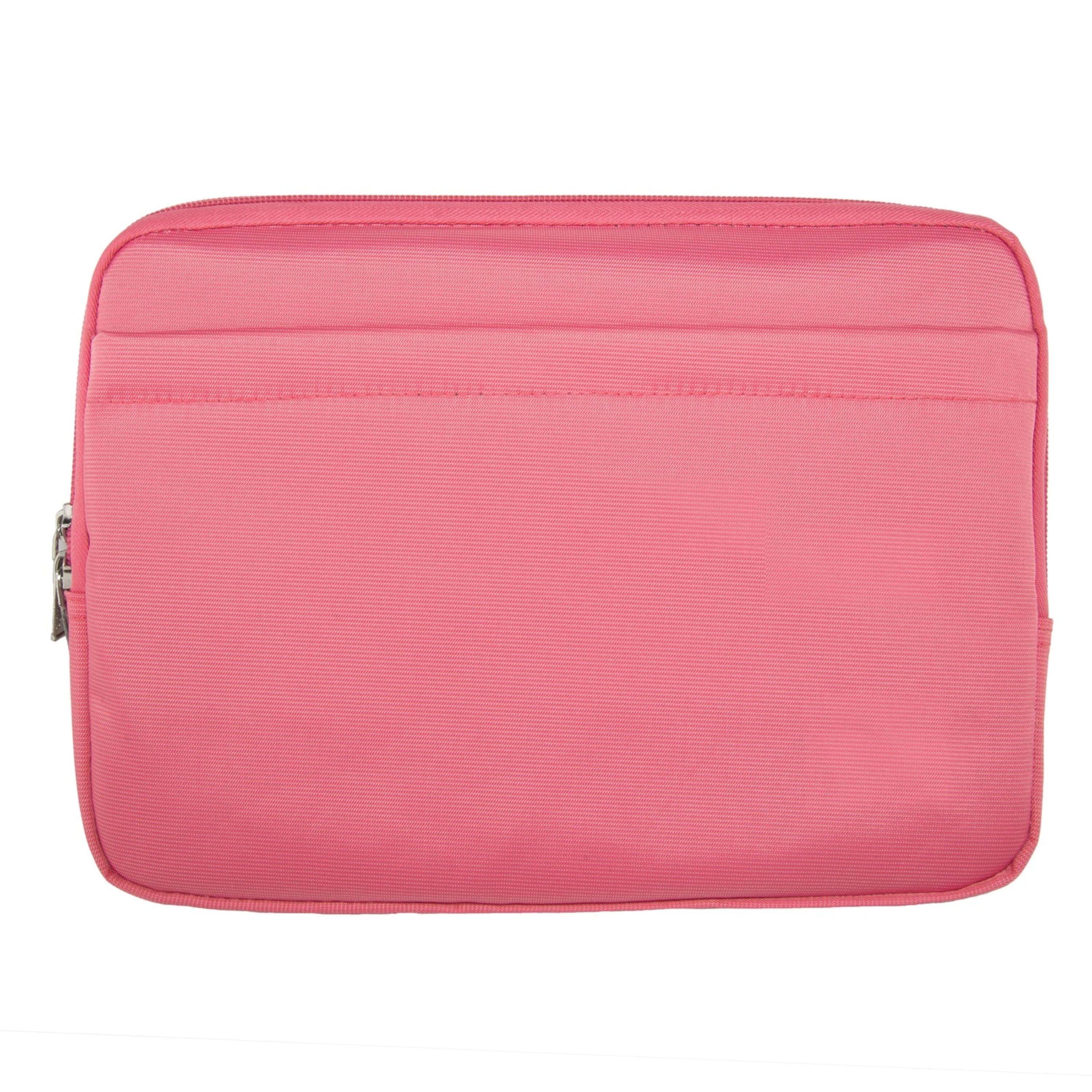 Back. Kitcheniva - Padded Laptop Sleeve Stand Bag For 15" Laptop Pink - Pink.