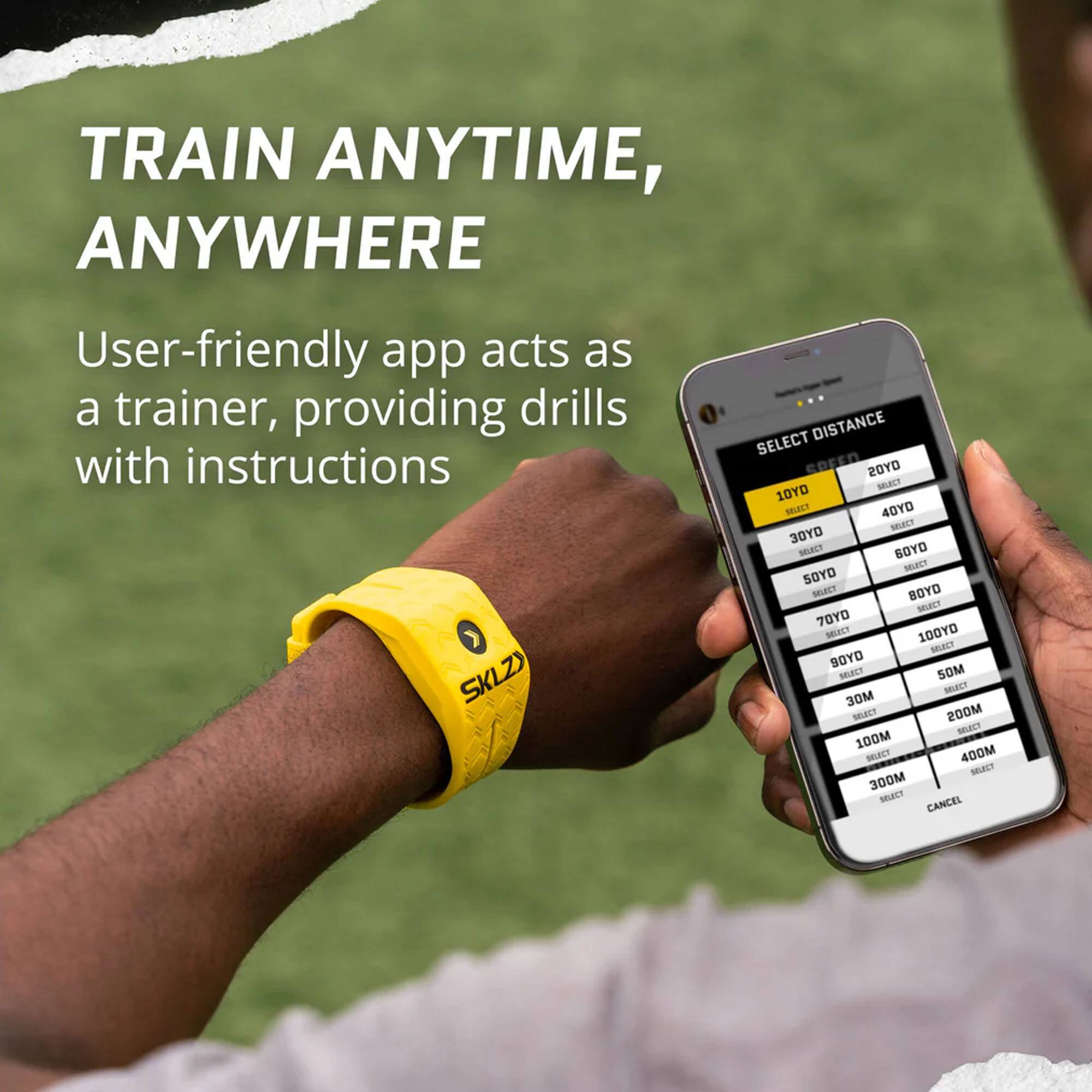 TRAIN ANYTIME, ANYWHERE

User-friendly app acts as a trainer, providing drills with instructions

SELECT DISTANCE
20YD
10YD
40YD
30YD
50YD
70YD
100YD
50M
30M
200M
100M
400M
300M

SELECT CANCEL