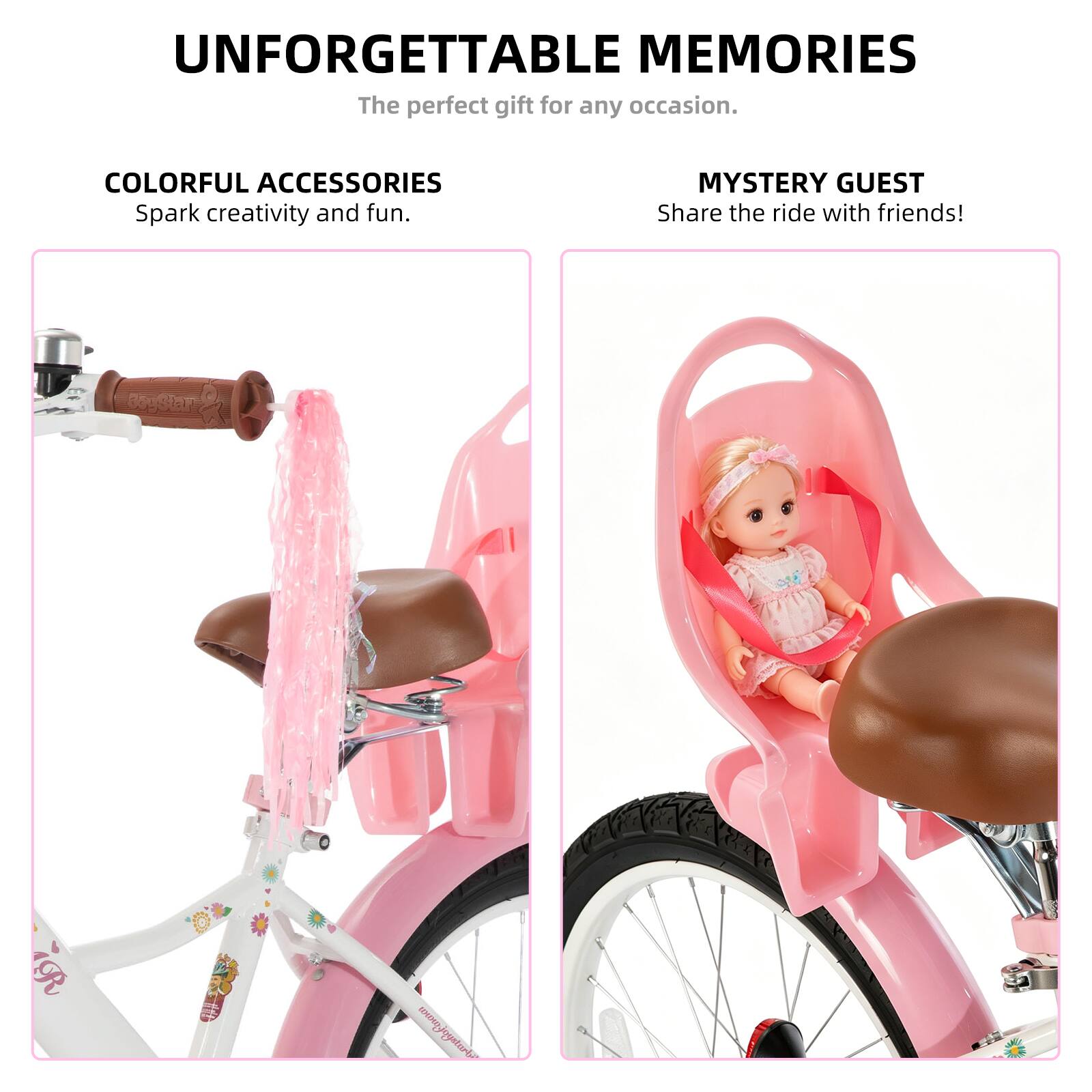 UNFORGETTABLE MEMORIES  
The perfect gift for any occasion.  

COLORFUL ACCESSORIES  
Spark creativity and fun.  

MYSTERY GUEST  
Share the ride with friends!